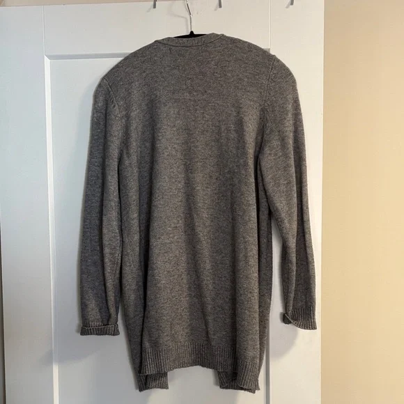 Only Gray Open-Front Cardigan - Picture 2 of 3